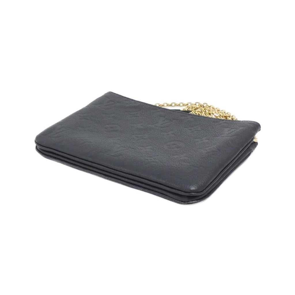 Louis Vuitton Black Leather Pochette Shoulder Bag