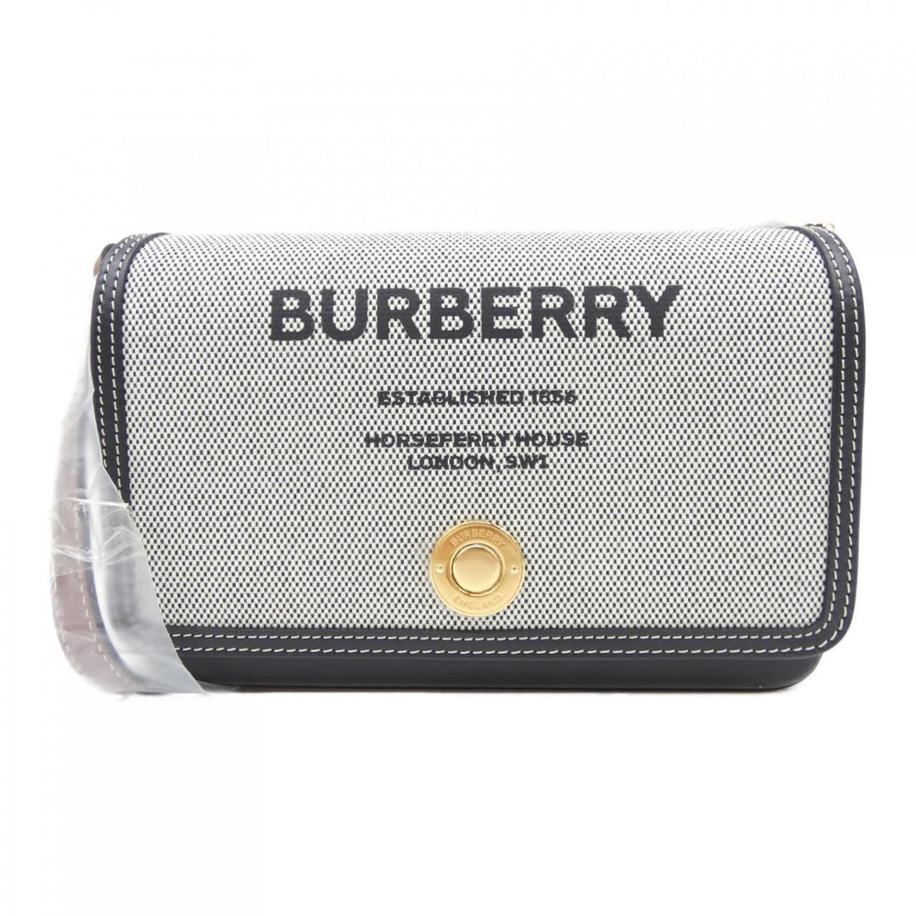Burberry Black Gray White Handbag Shoulder Bag