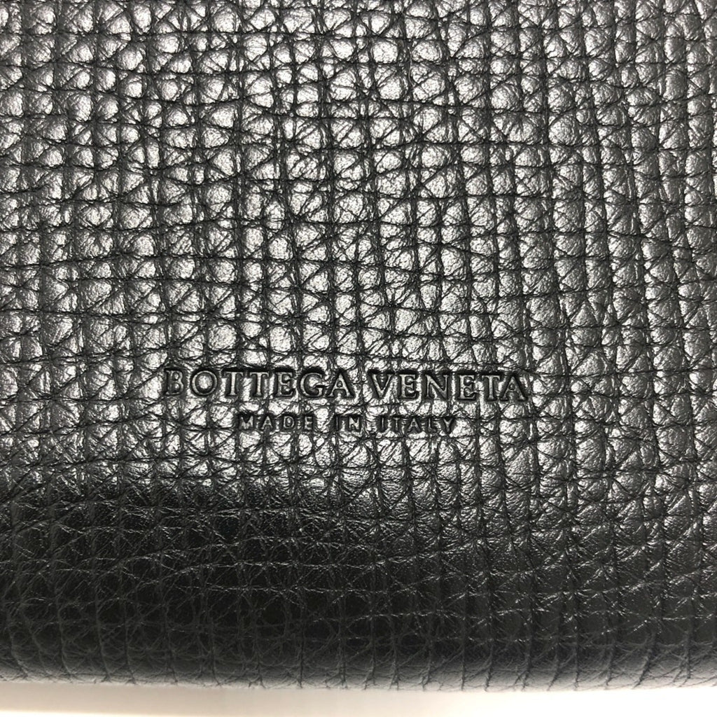 Bottega Veneta Black Leather Long Wallet (Bi-Fold)