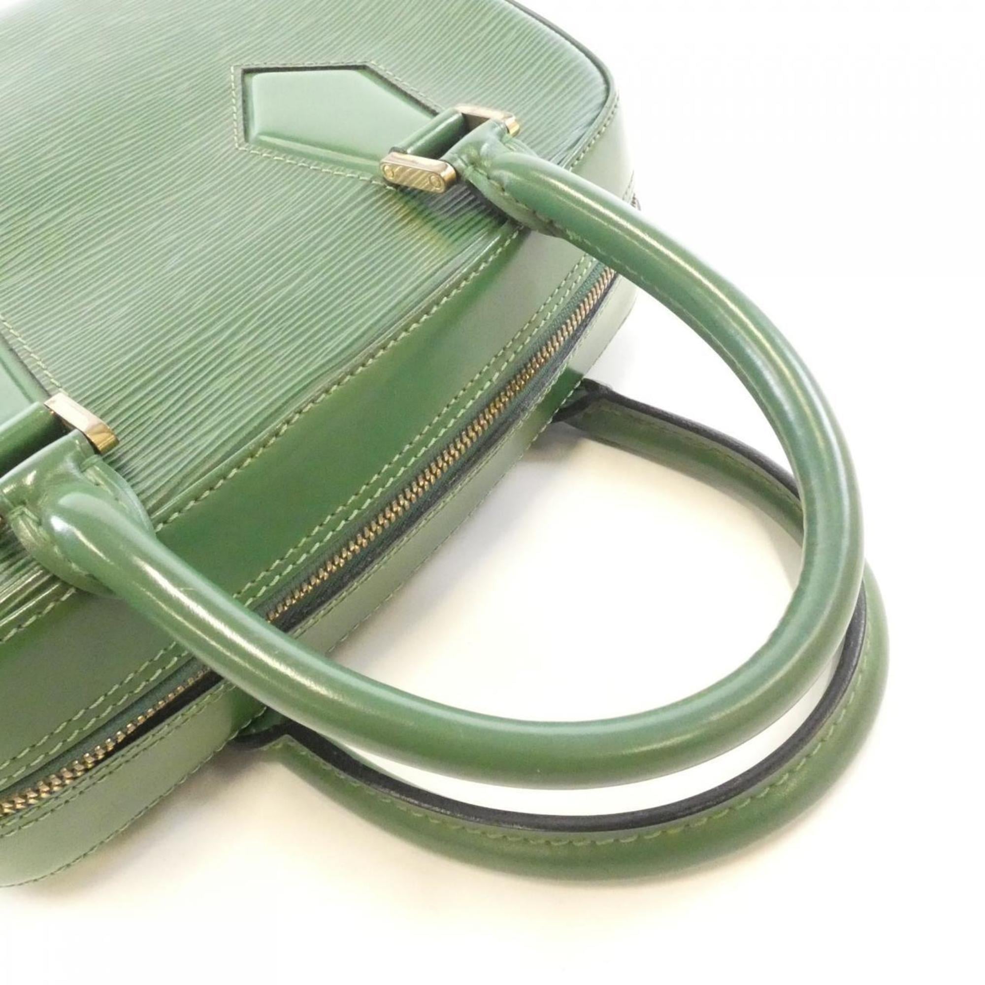 Louis Vuitton Green Leather Handbag
