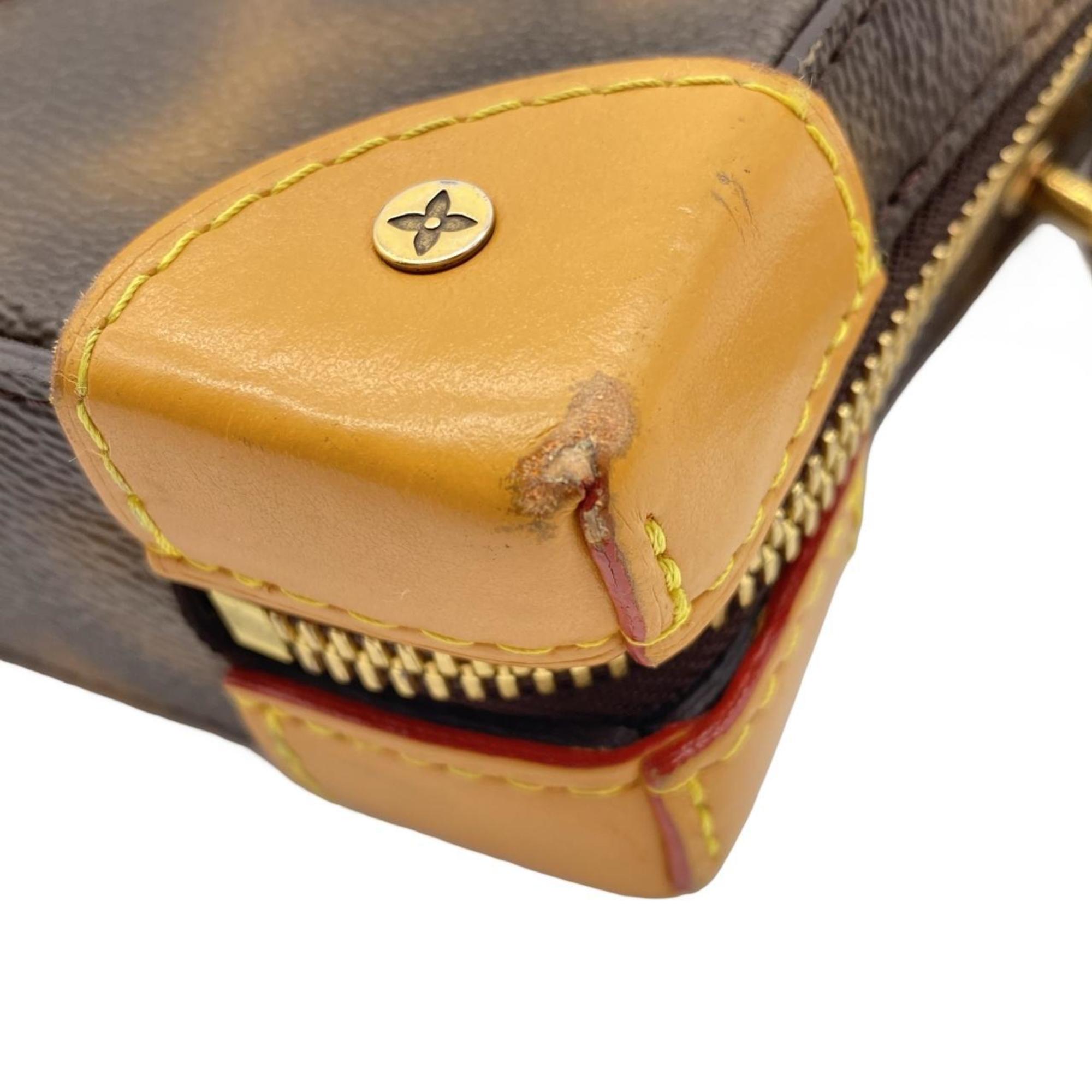 Louis Vuitton Marron Coated Canvas Shoulder Bag