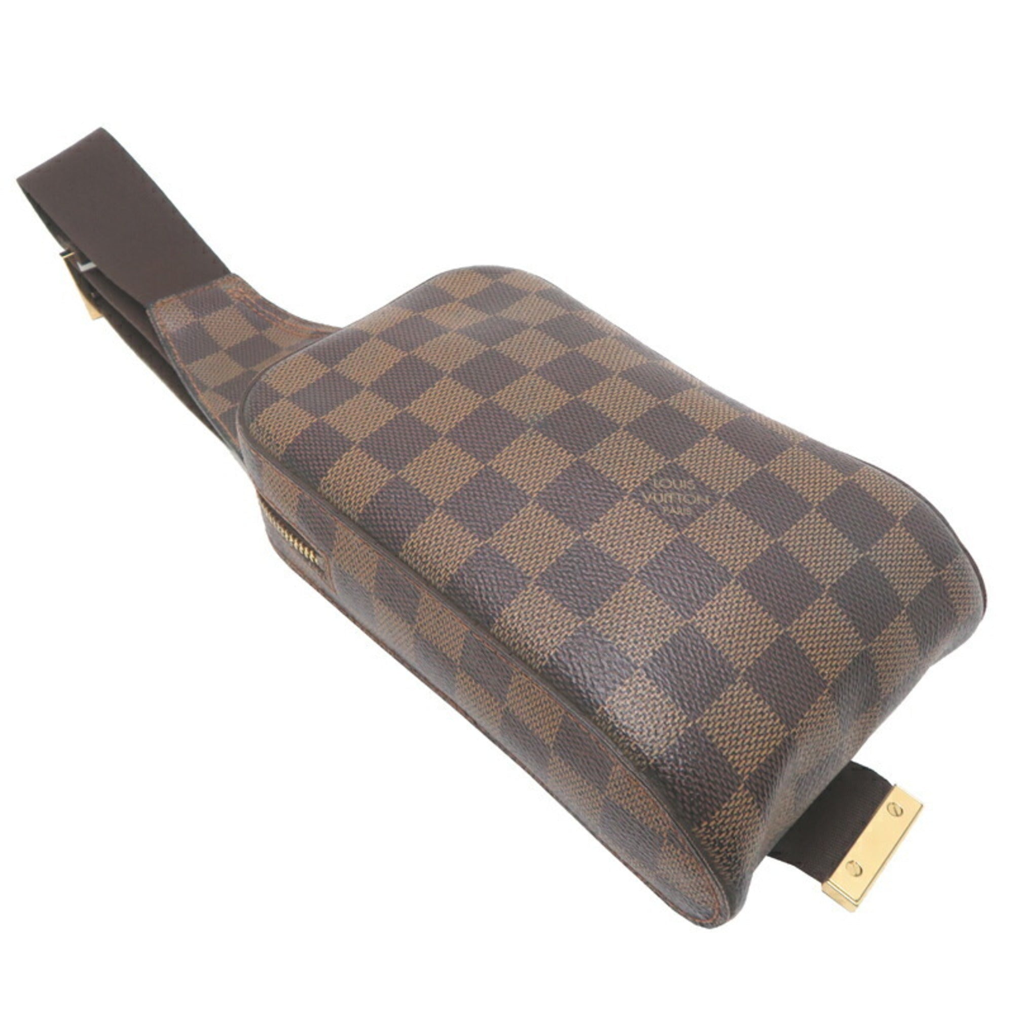 Louis Vuitton Damier Brown Damier Canvas Galle Leather Sling Bag