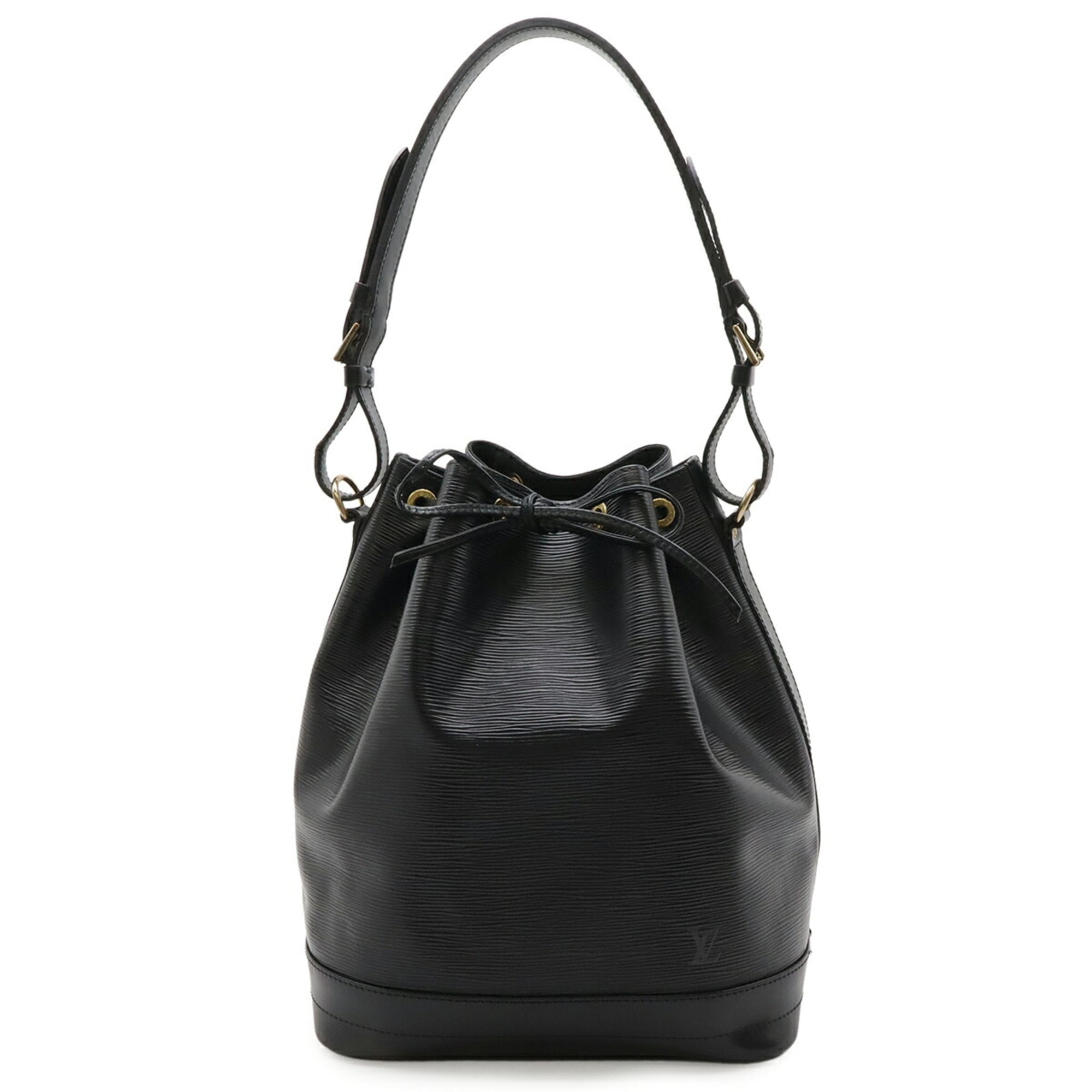 Louis Vuitton Black Noir Epi Leather Shoulder Bag