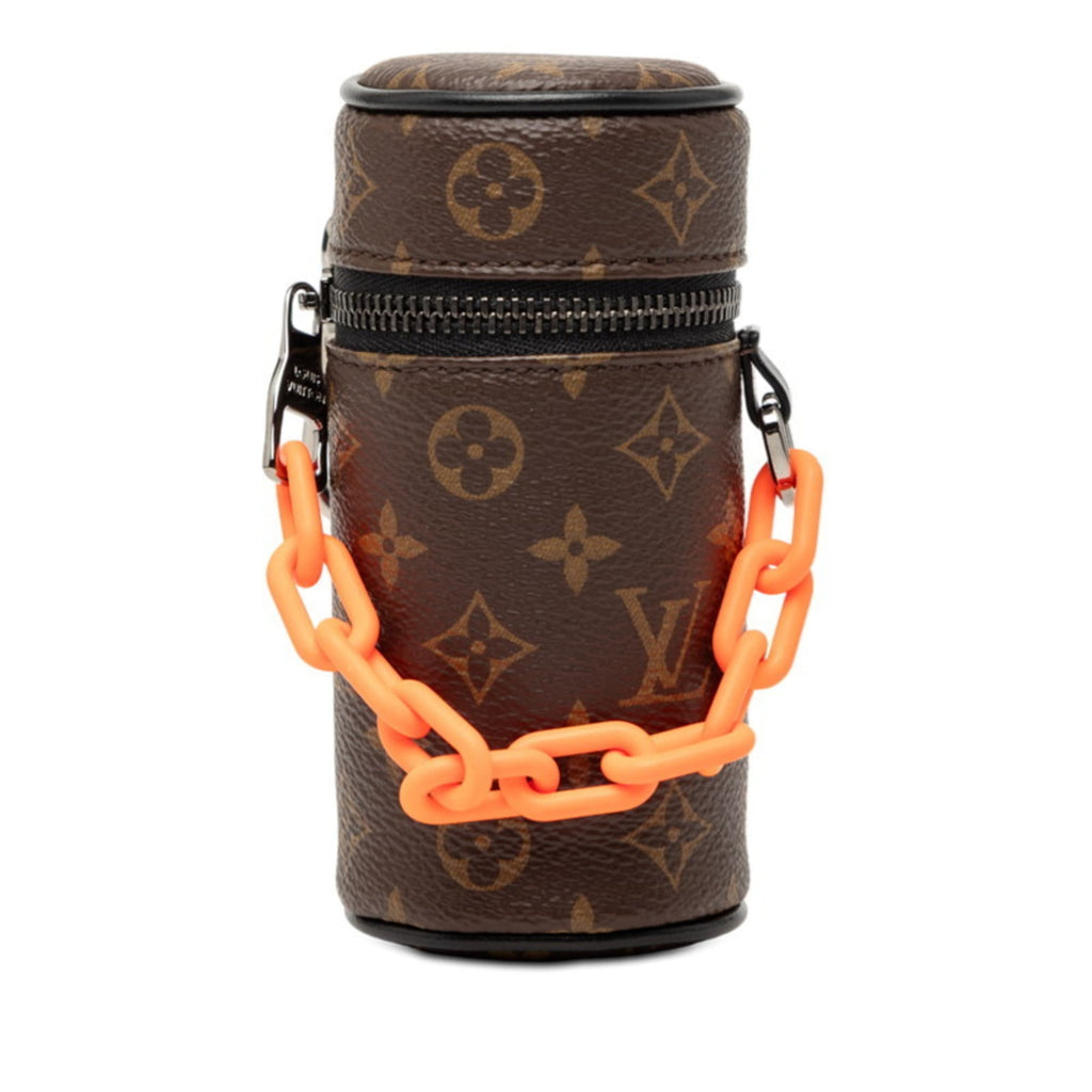Louis Vuitton Brown Pvc Leather Pouch