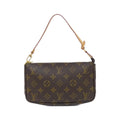 Louis Vuitton Marron Coated Canvas Pouch