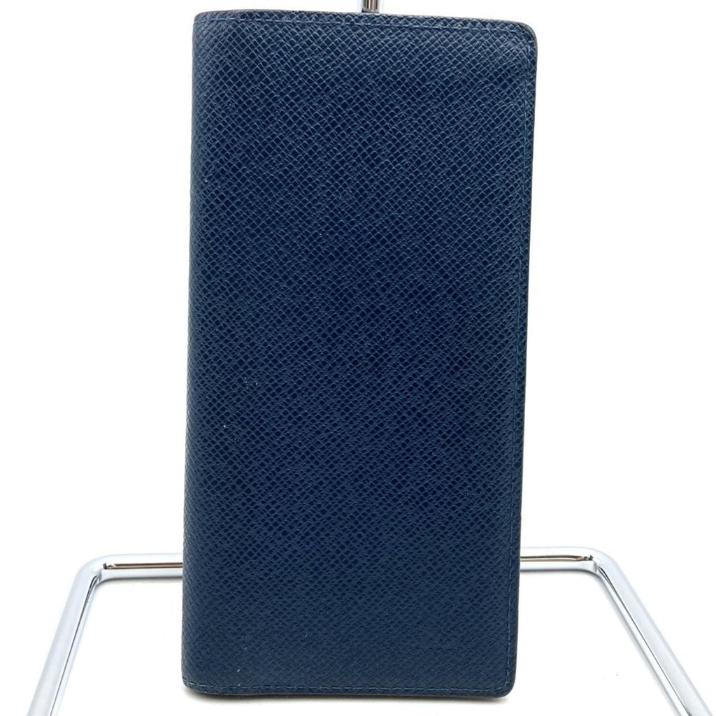 Louis Vuitton Taiga Navy Taiga Leather Long Wallet