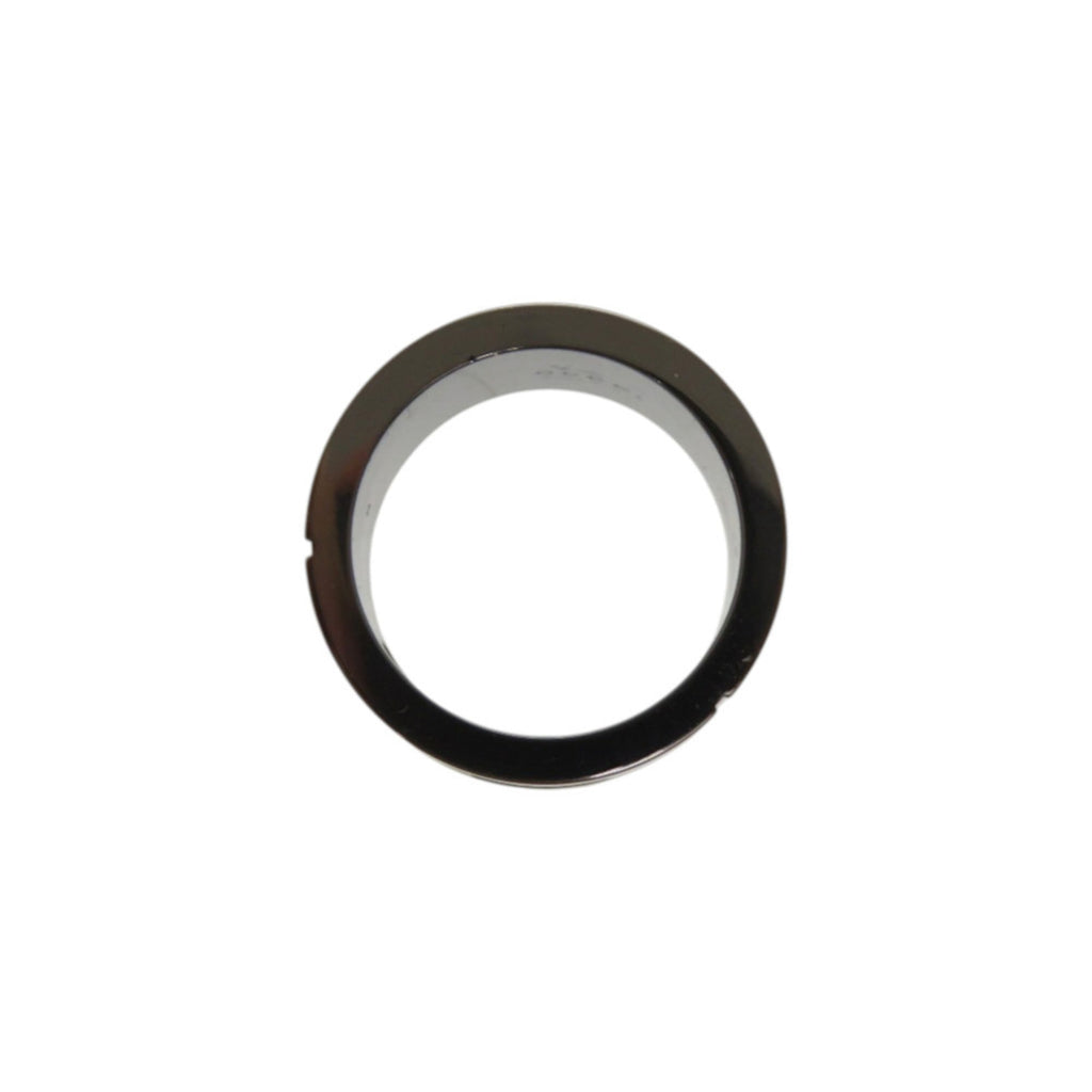 Gucci Gunmetal Silver 925 Band Ring (Pre-Owned)