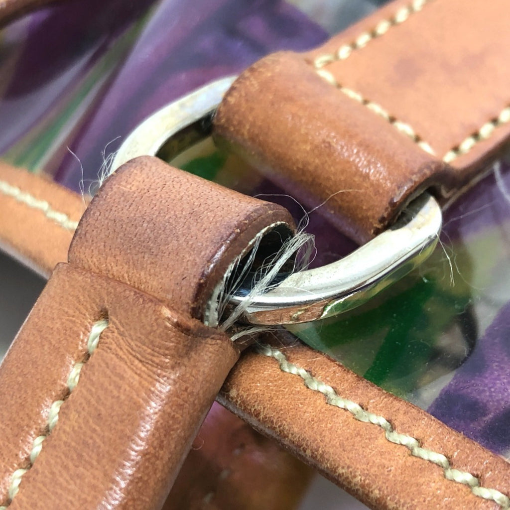 Prada Multi-Color Vinyl Leather Tote Bag