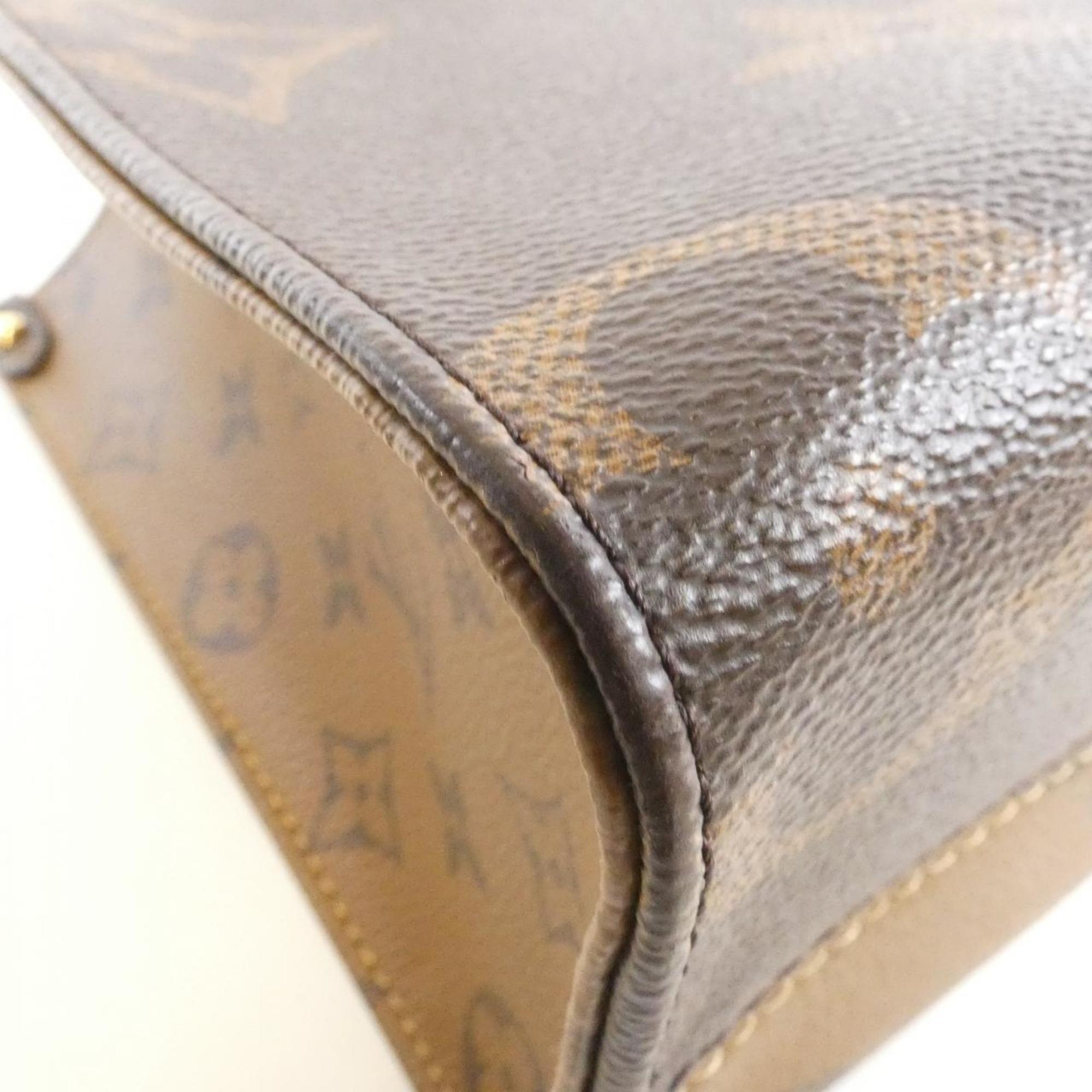 Louis Vuitton Marron Coated Canvas Handbag