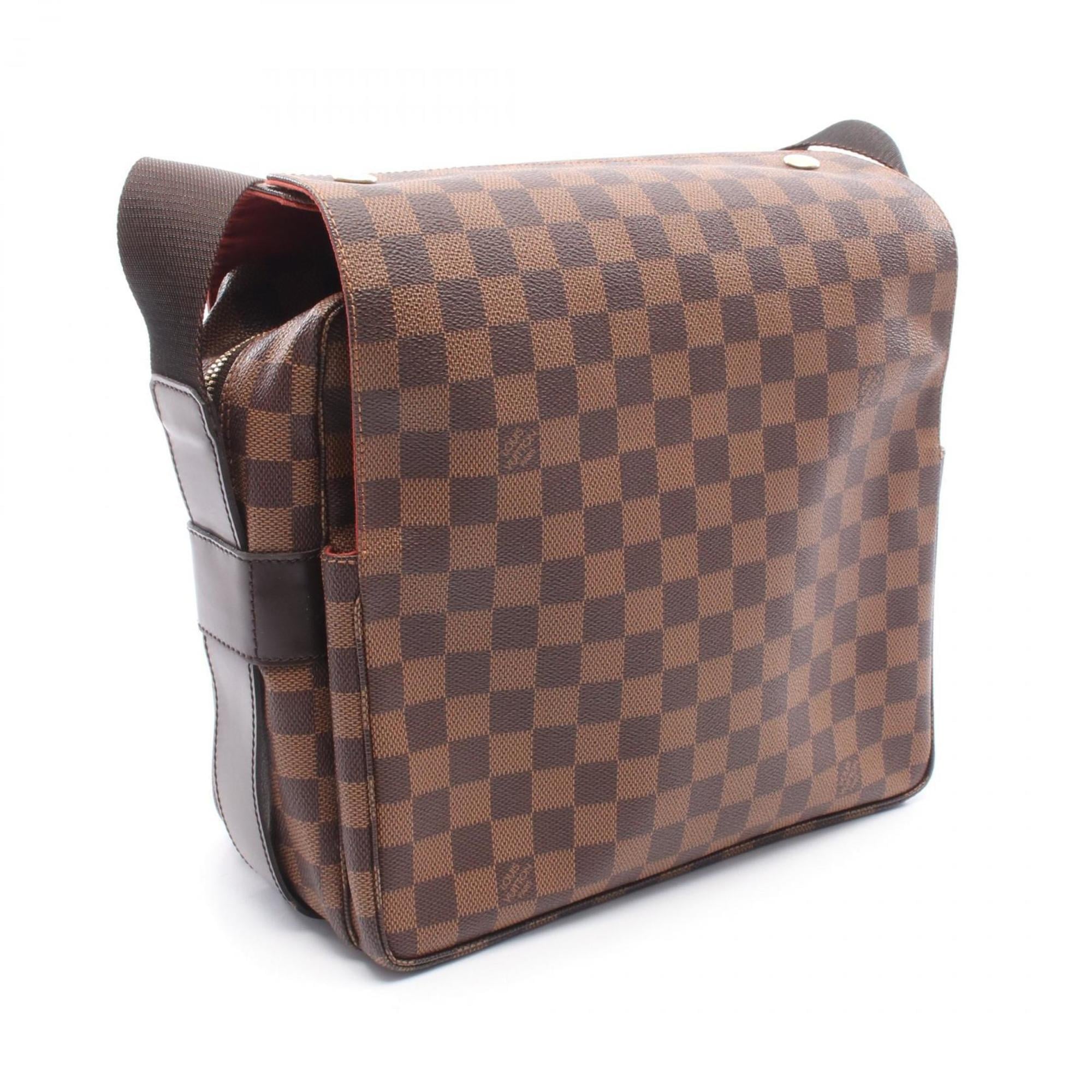 Louis Vuitton Brown Damier Canvas Ebene Coated Canvas Leather Shoulder Bag