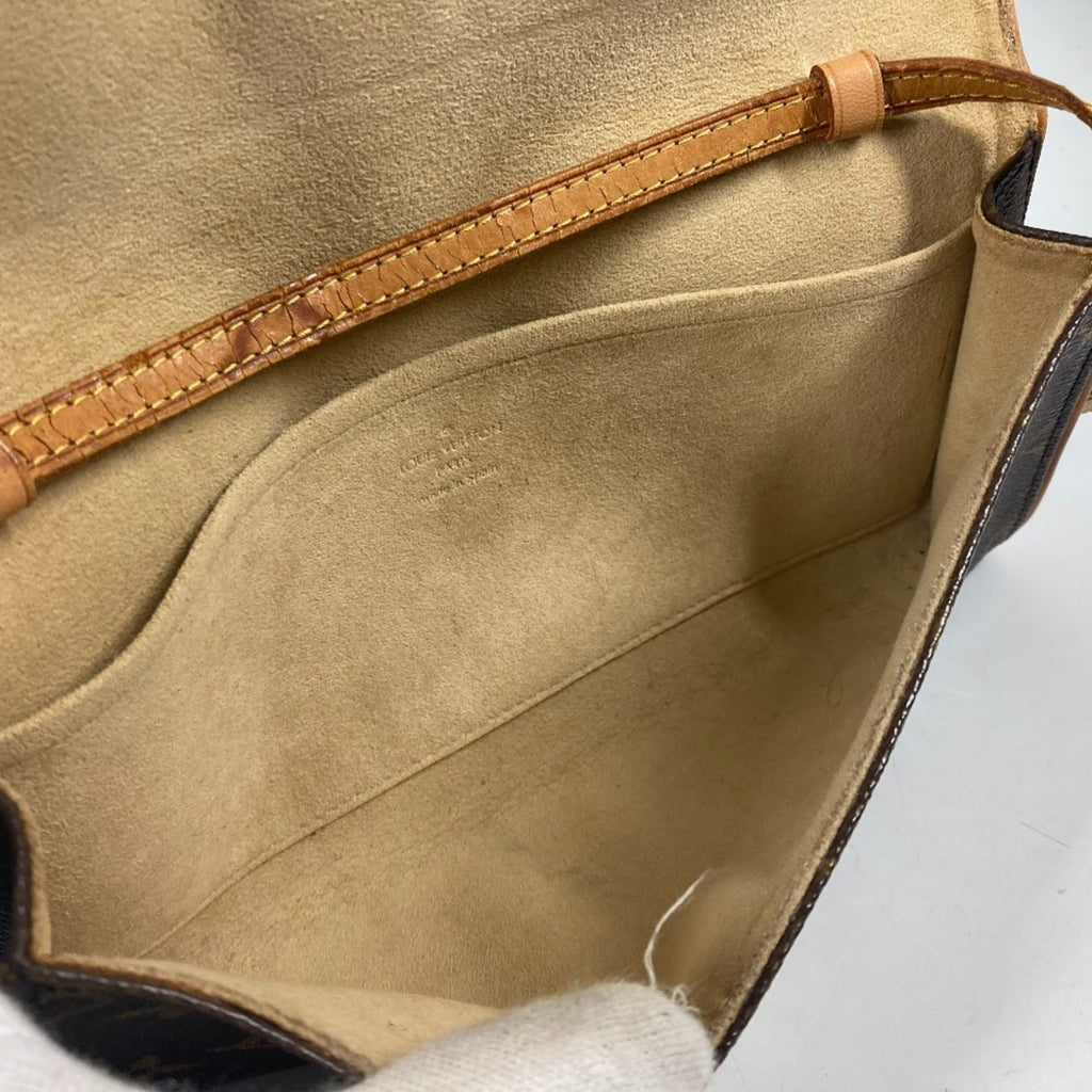 Louis Vuitton Brown Monogram Monogram Clutch Bag Pochette Shoulder Bag