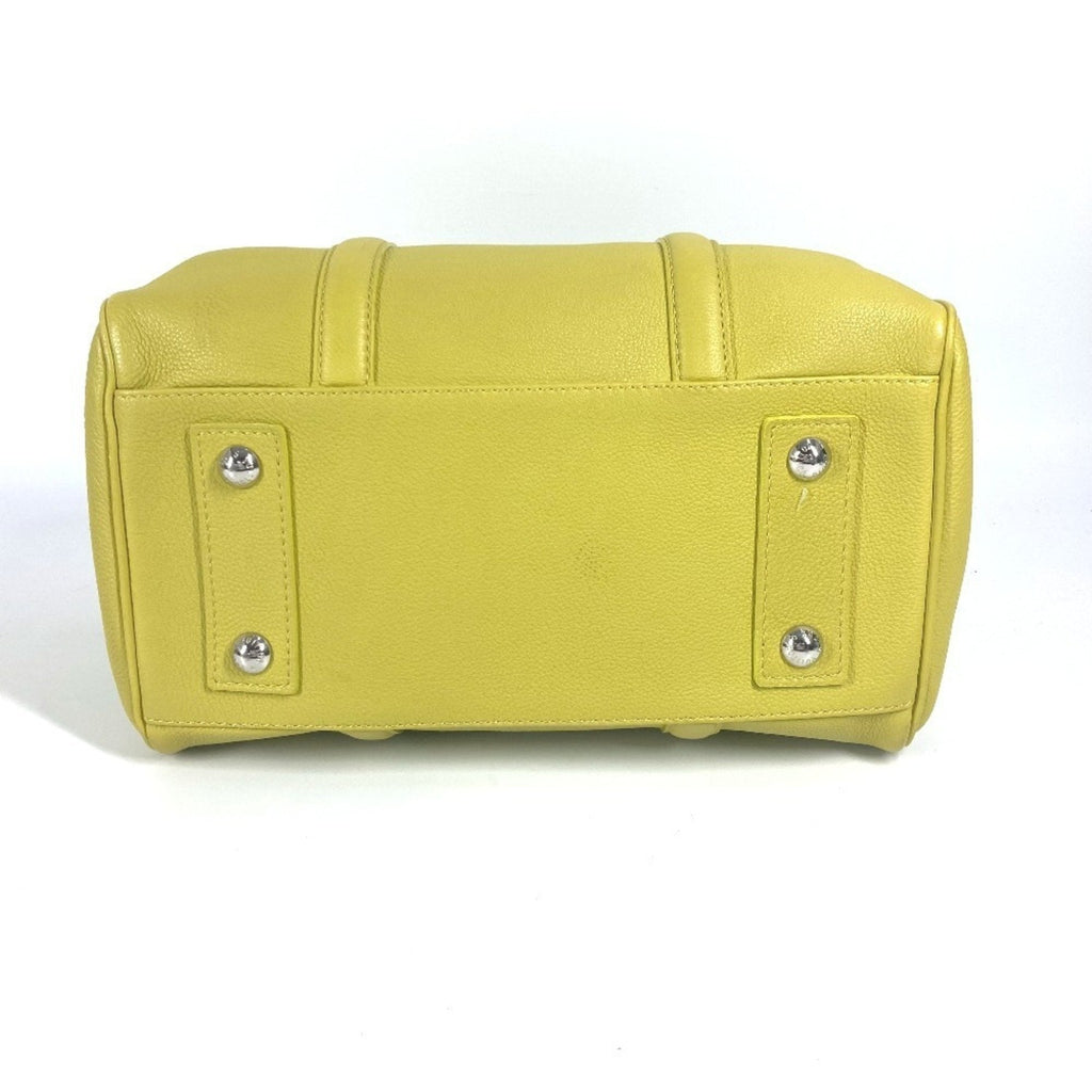 Louis Vuitton Pistache Yellow Leather Boston Bag Handbag Shoulder Bag