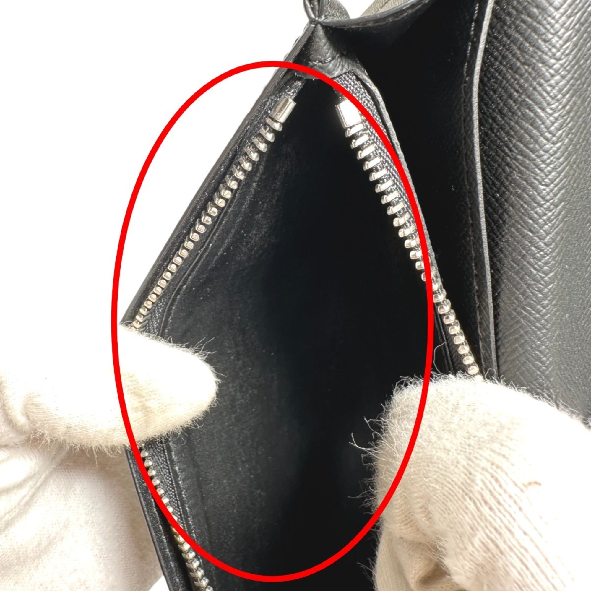 Louis Vuitton Black Taiga Leather Long Wallet