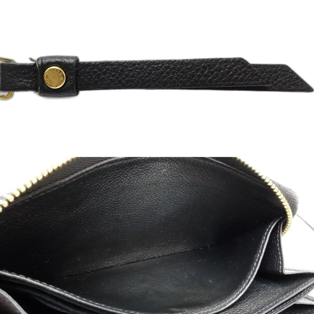Louis Vuitton Beige Black Monogram Long Wallet