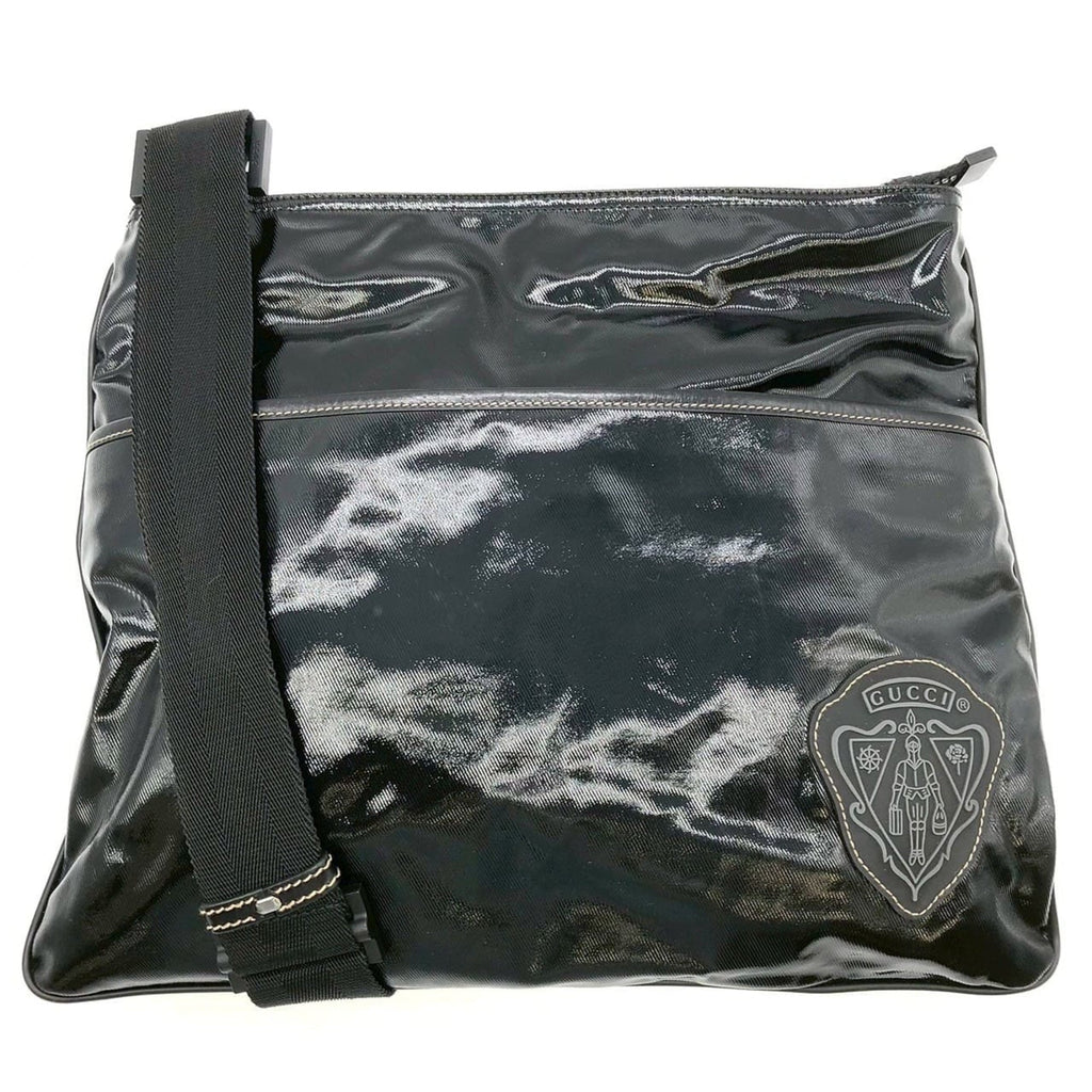 Gucci Black Leather Shoulder Bag (Pre-Owned)