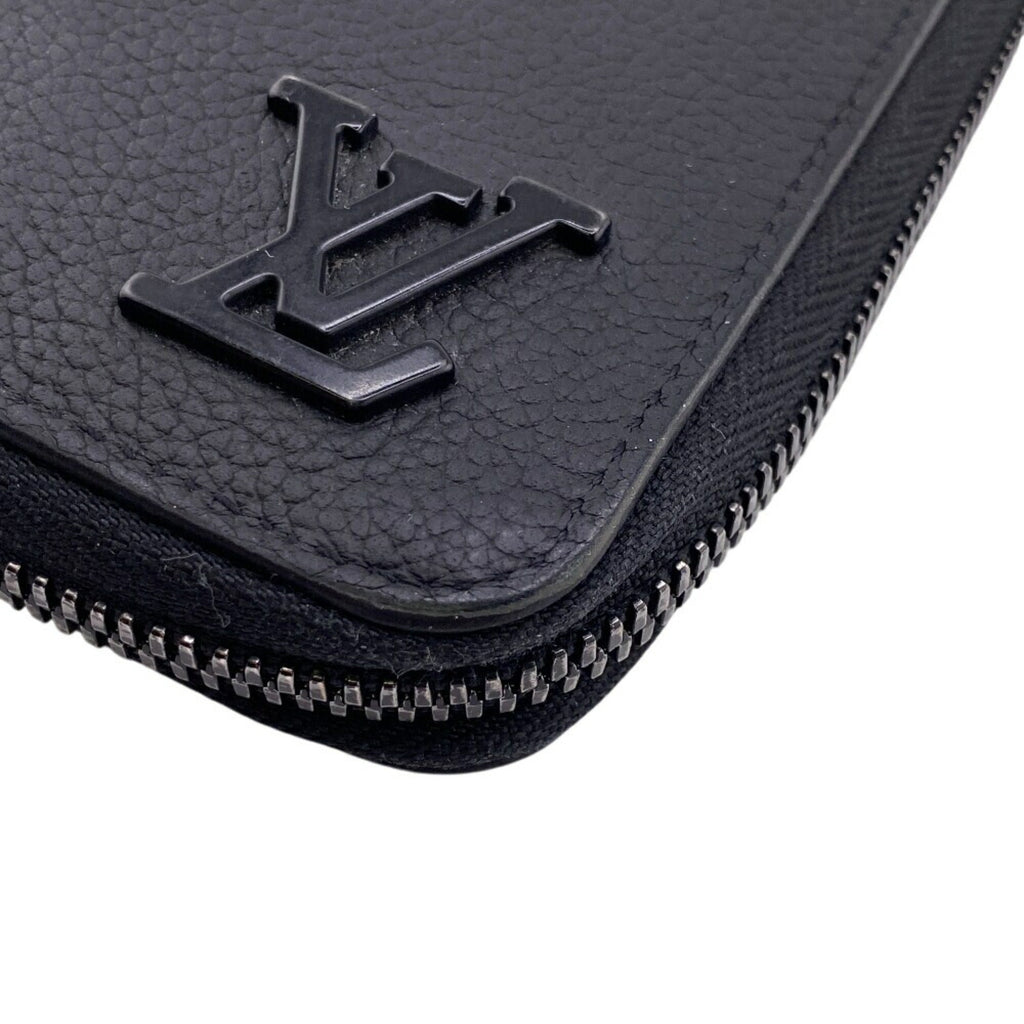 Louis Vuitton Black Leather Long Wallet