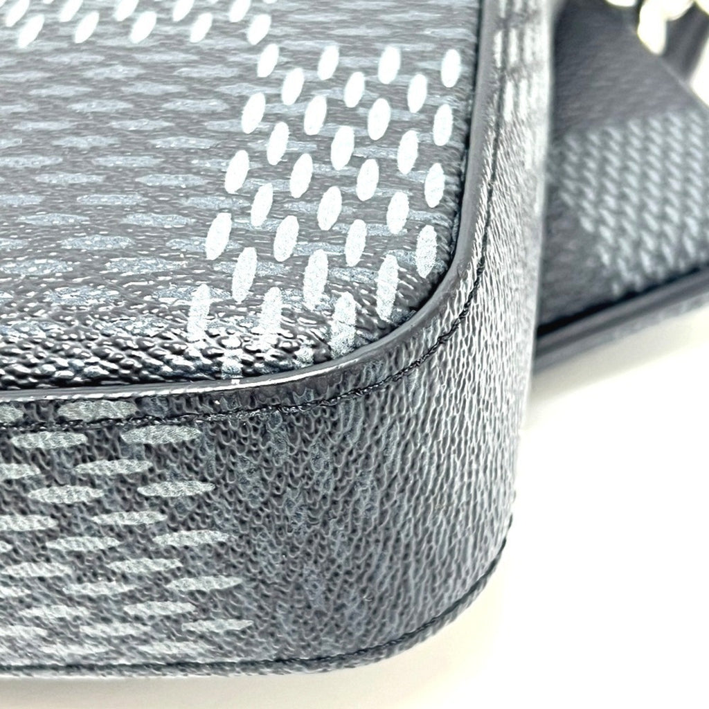 Louis Vuitton Black Galle Damier Graphite Shoulder Bag