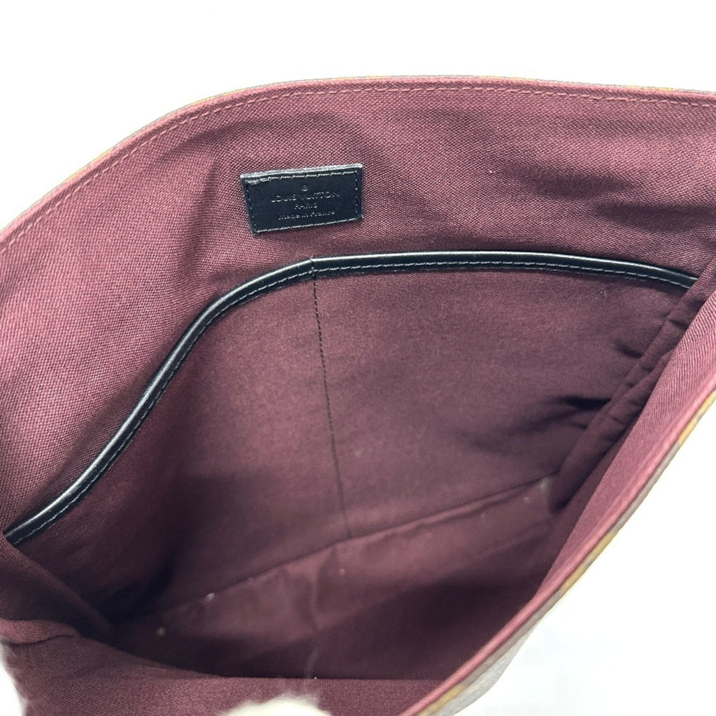 Louis Vuitton Monogram Macassar Black Brown Shoulder Bag
