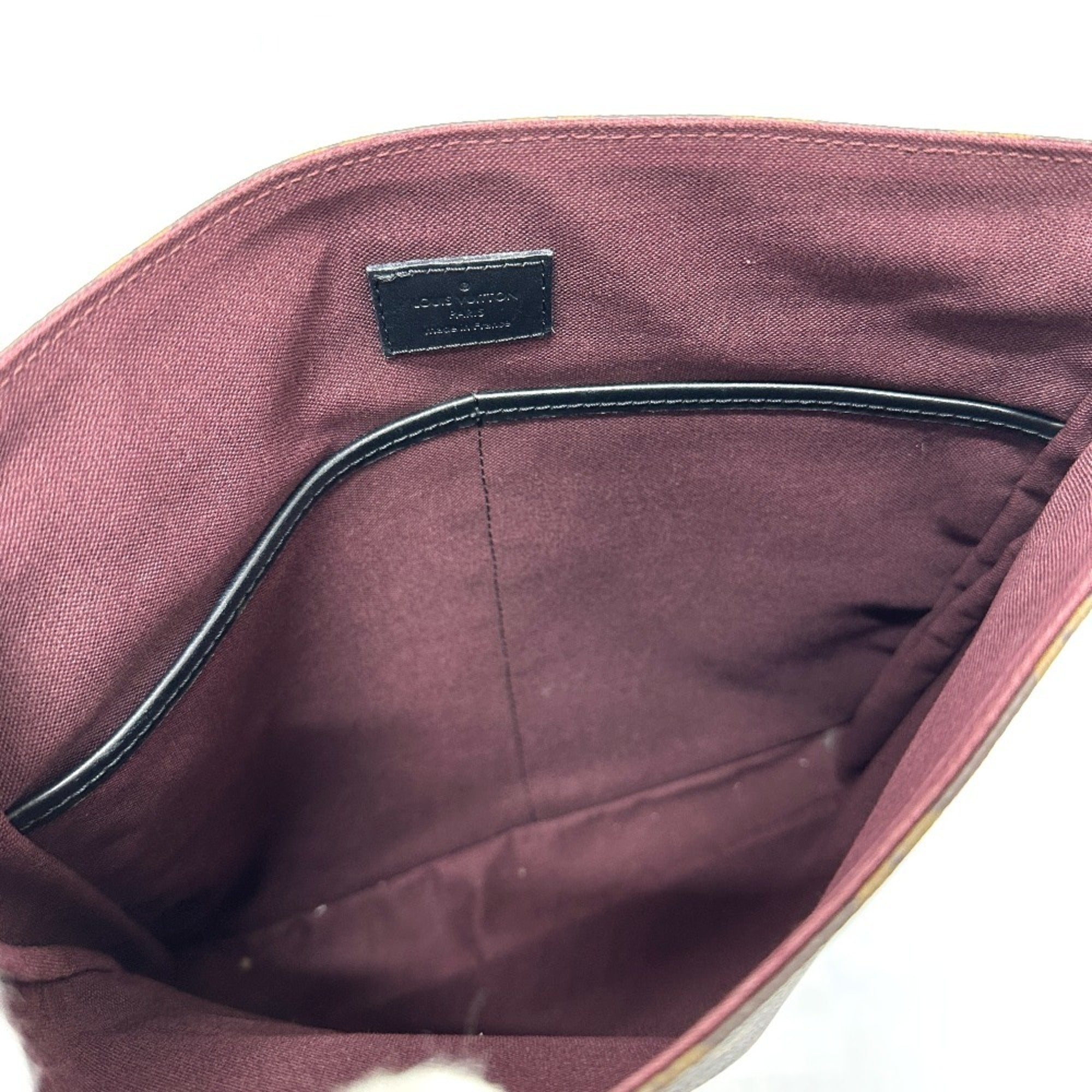 Louis Vuitton Monogram Macassar Black Brown Shoulder Bag