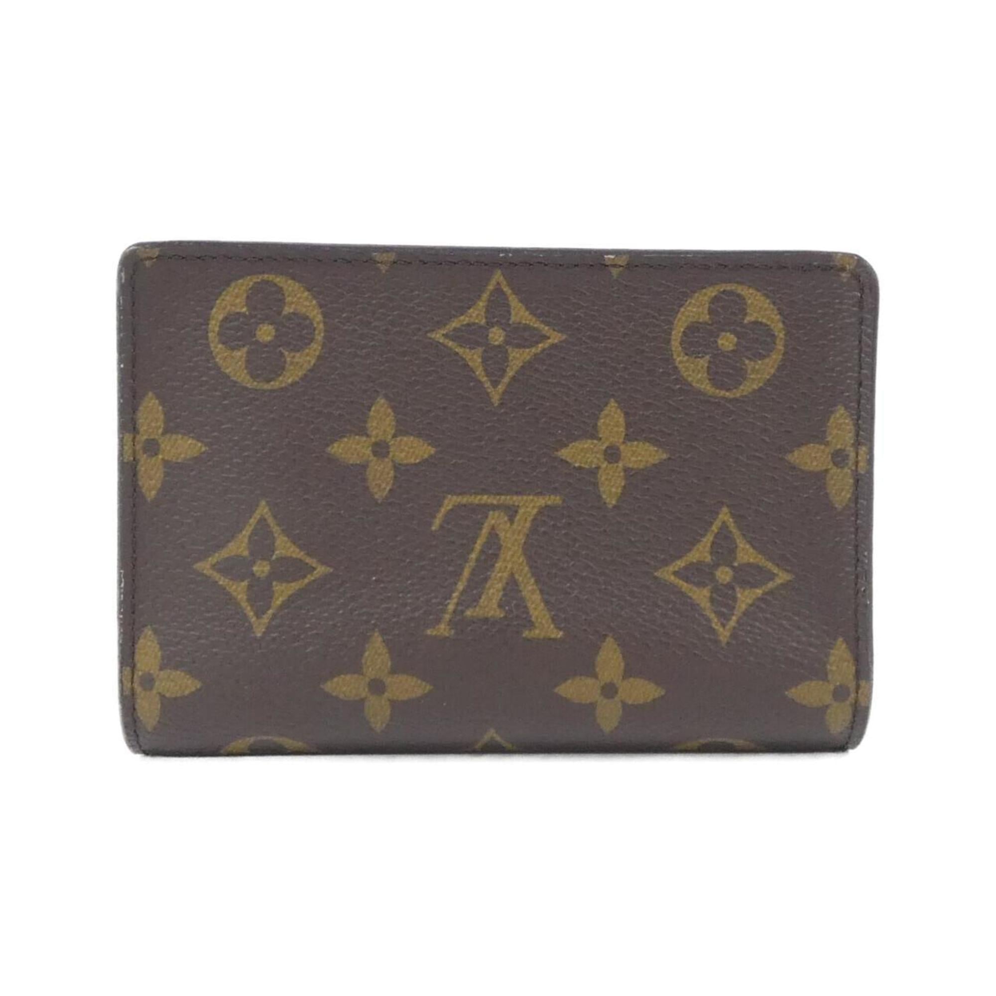 Louis Vuitton Marron Coated Canvas Wallet