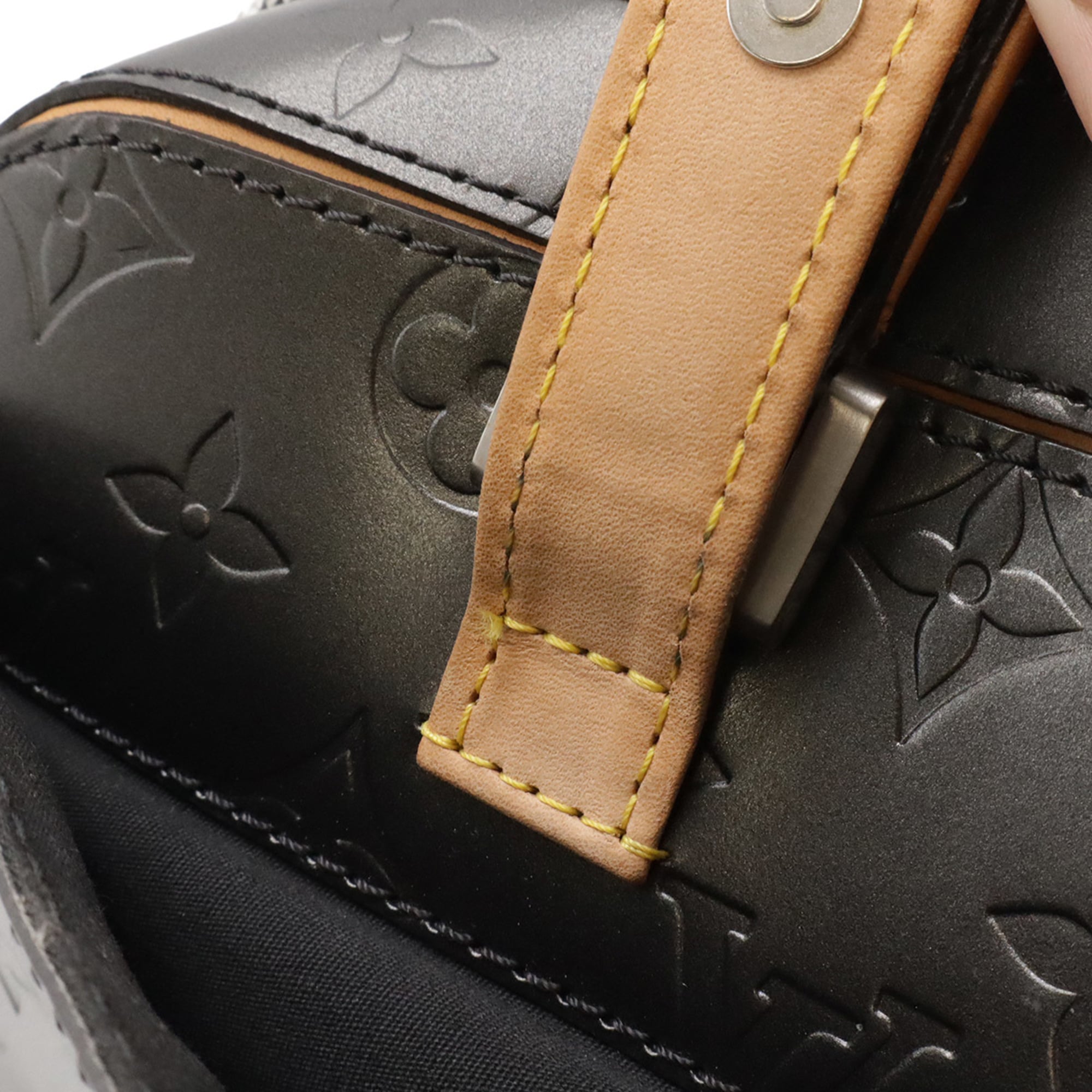 Louis Vuitton Black Monogram Mat Handbag