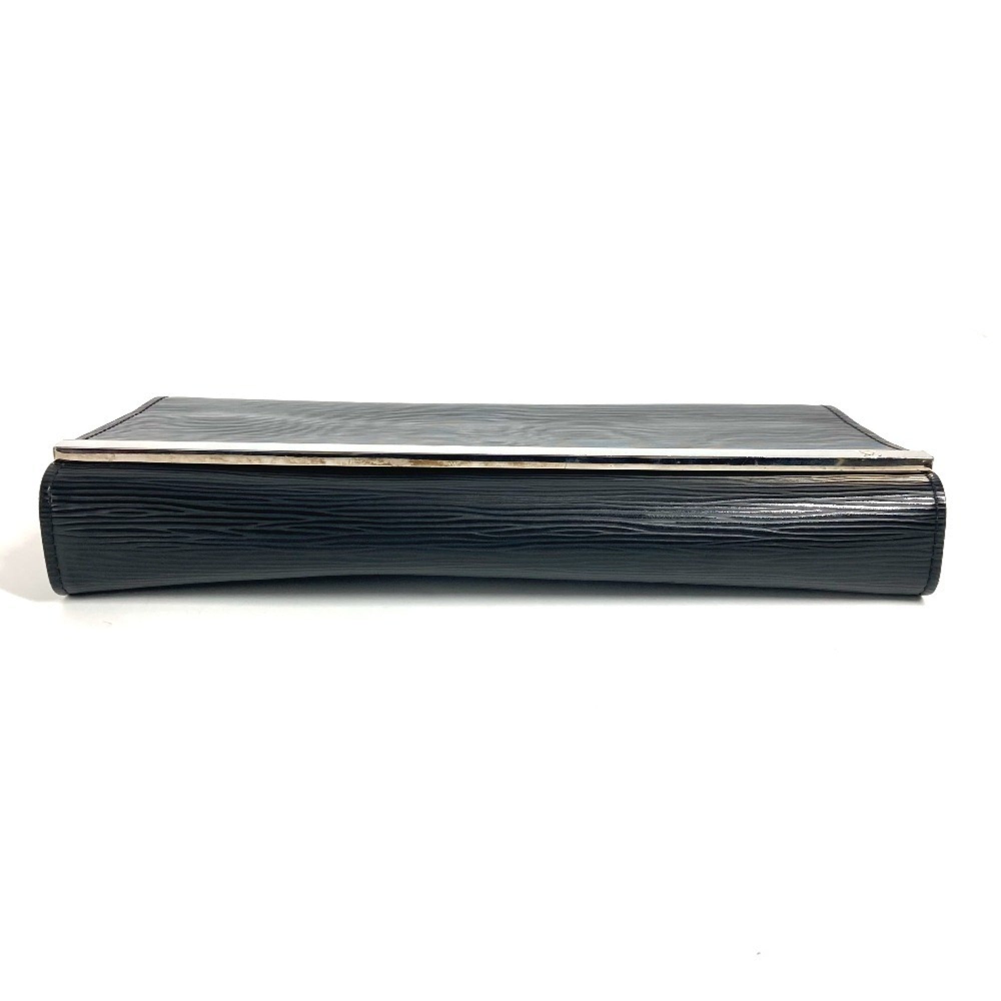 Louis Vuitton Black Epi Leather Clutch Bag Shoulder Bag