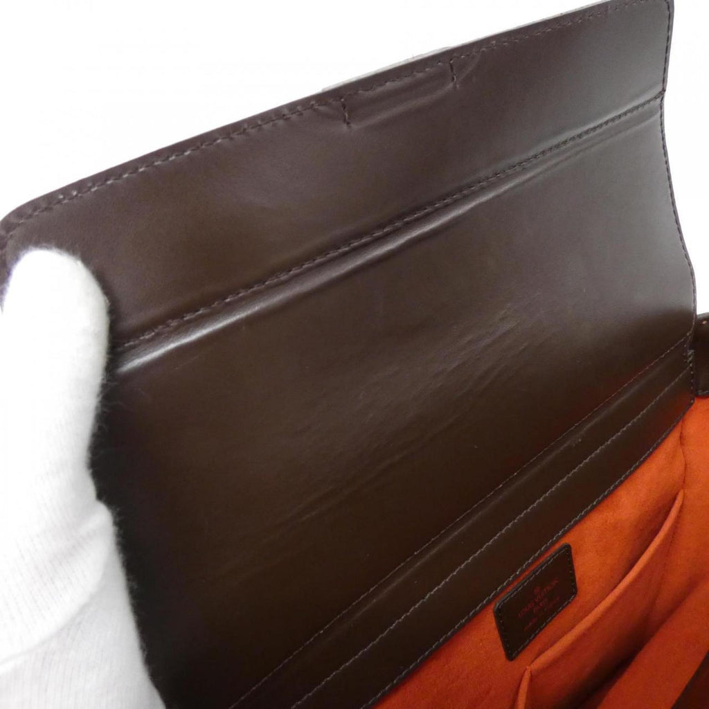 Louis Vuitton Ebene Coated Canvas Handbag