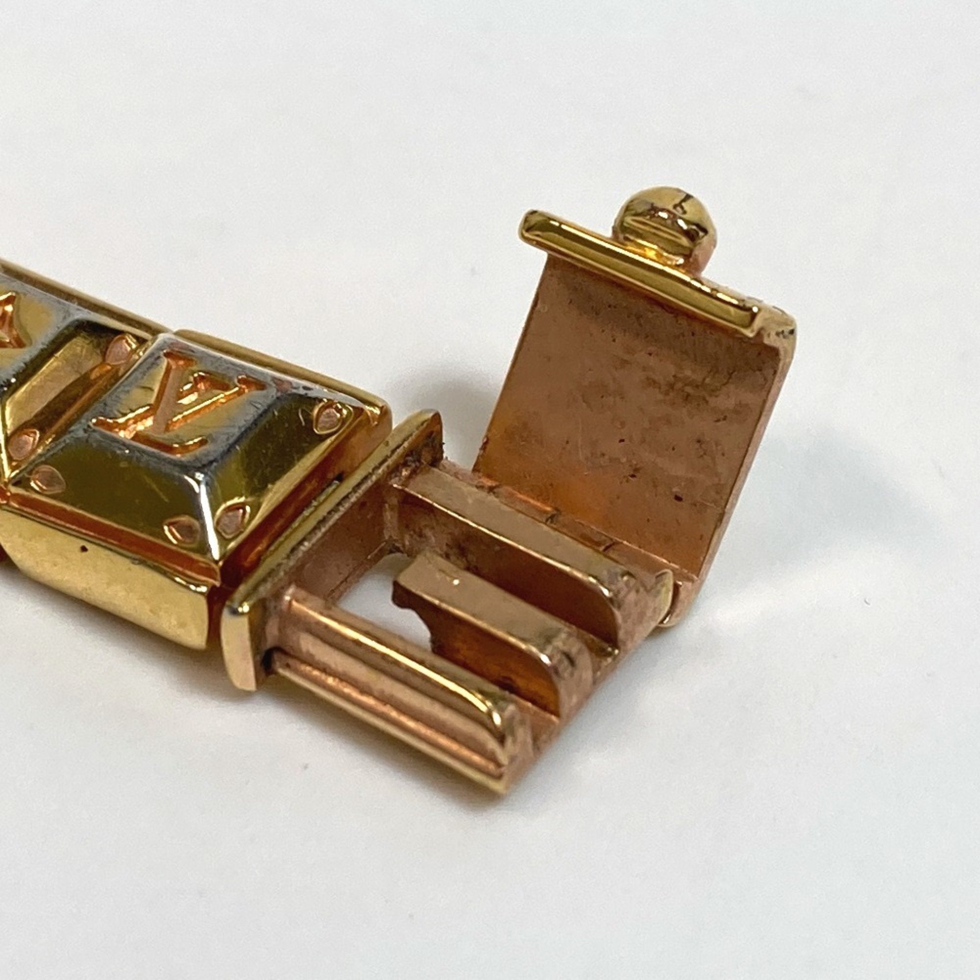Louis Vuitton Gold Metal Tennis Bracelet
