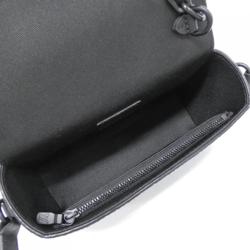 Louis Vuitton Taurillon Black Leather Shoulder Bag