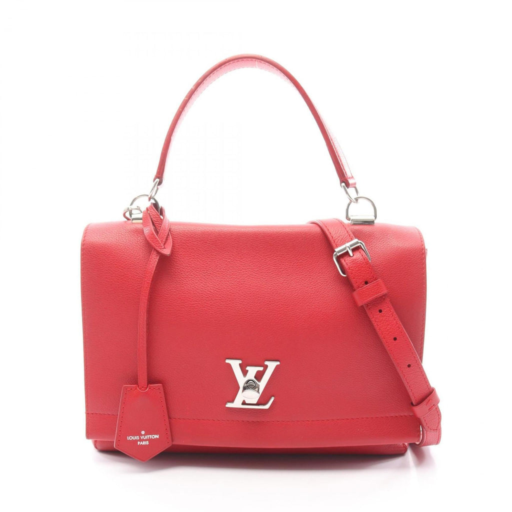 Louis Vuitton Red Color Ruby Leather Handbag