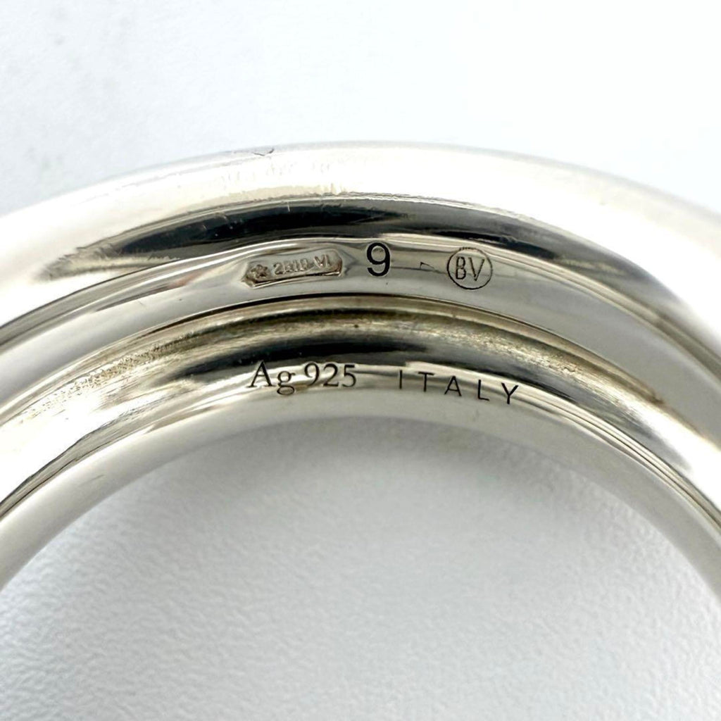 Bottega Veneta Silver 925 Band Ring