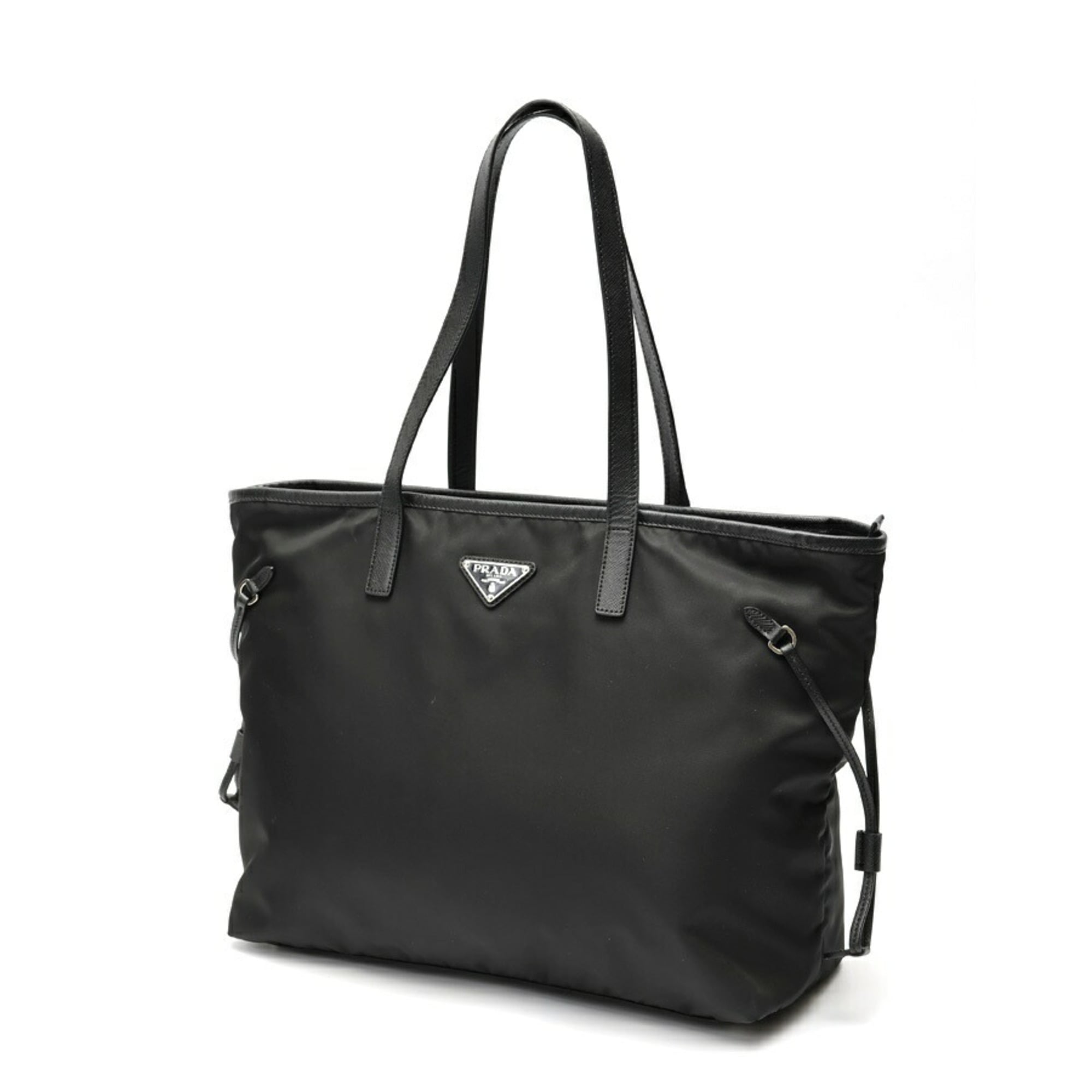 Prada Black Nylon Tote Bag