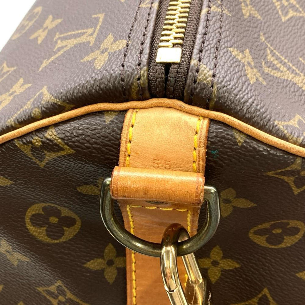 Louis Vuitton Monogram Brown Monogram Leather Boston Bag