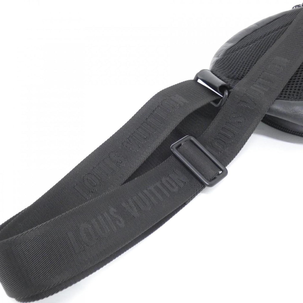 Louis Vuitton Black Leather Shoulder Bag