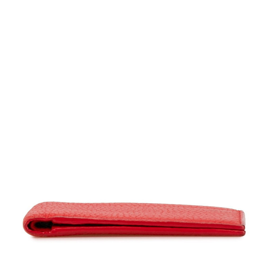 Bottega Veneta Red Color Leather Wallet (Bi-Fold)