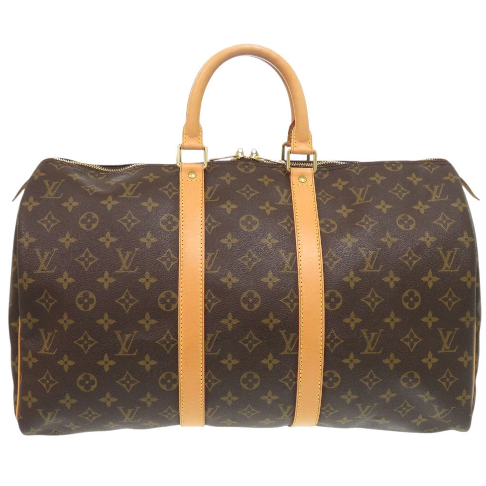 Louis Vuitton Brown Monogram Canvas Boston Bag