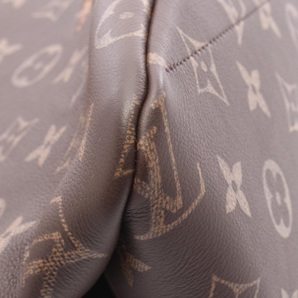 Louis Vuitton Brown Monogram Leather Tote Bag