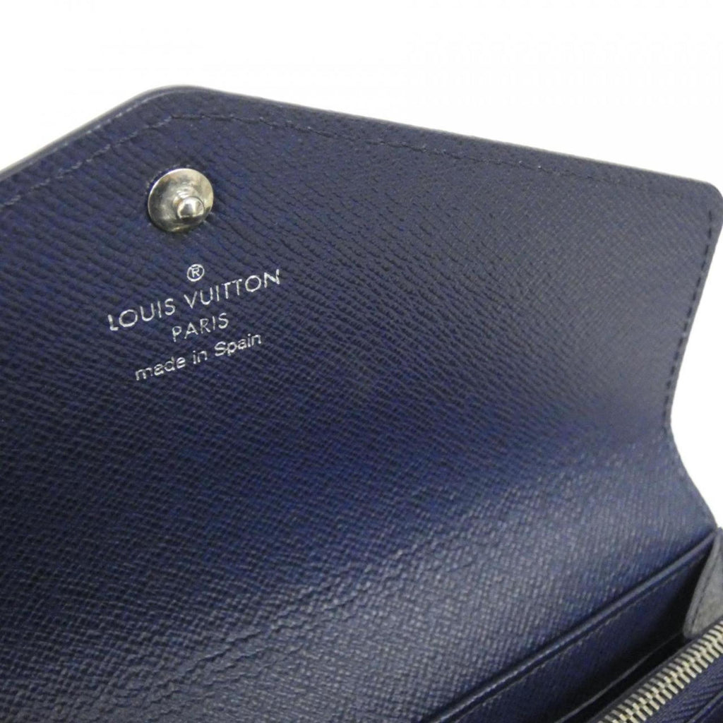 Louis Vuitton Indigo Leather Long Wallet