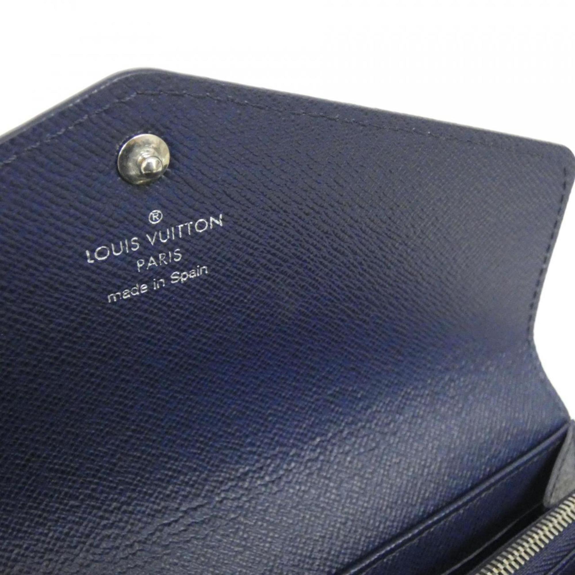 Louis Vuitton Indigo Leather Long Wallet