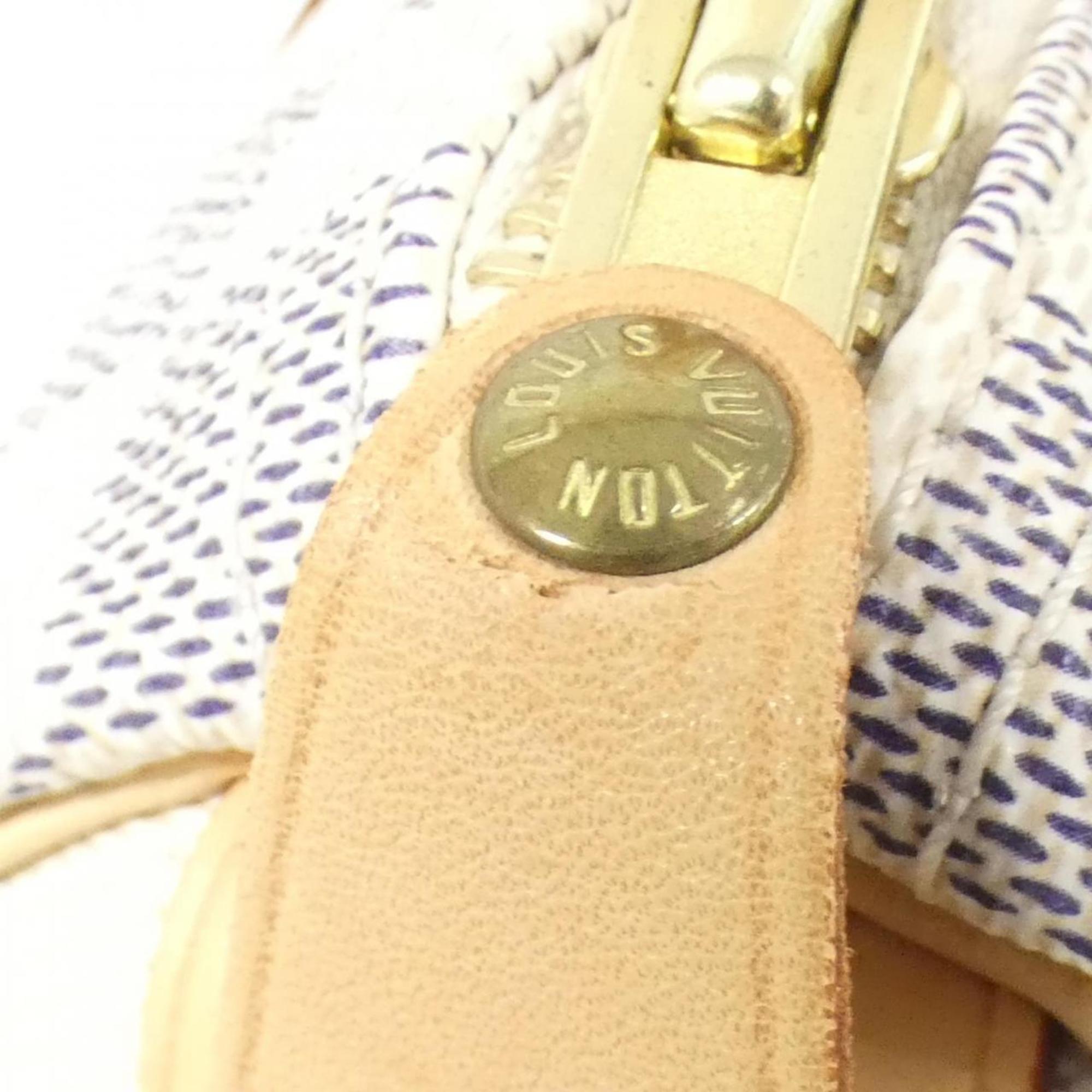 Louis Vuitton Azur Coated Canvas Boston Bag