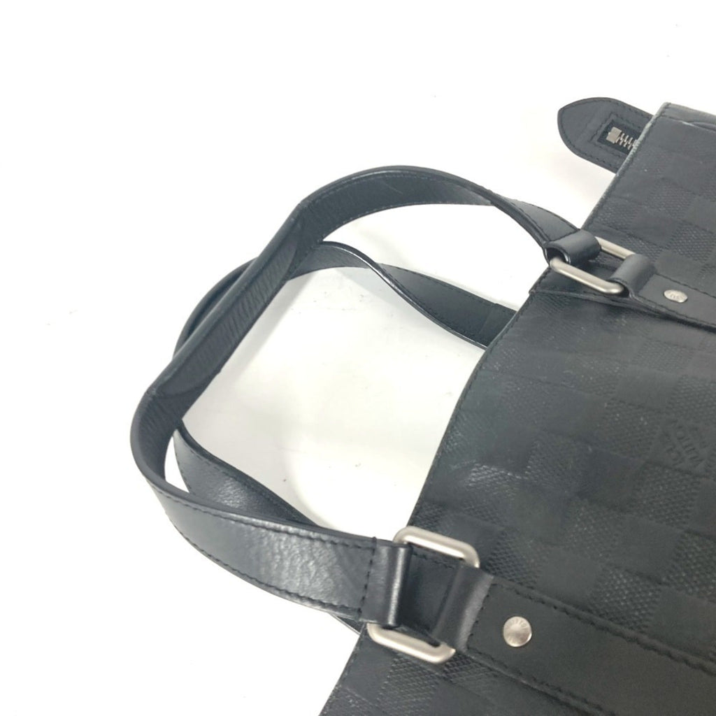 Louis Vuitton Black Galle Onyx Damier Infini Shoulder Bag Tote Bag