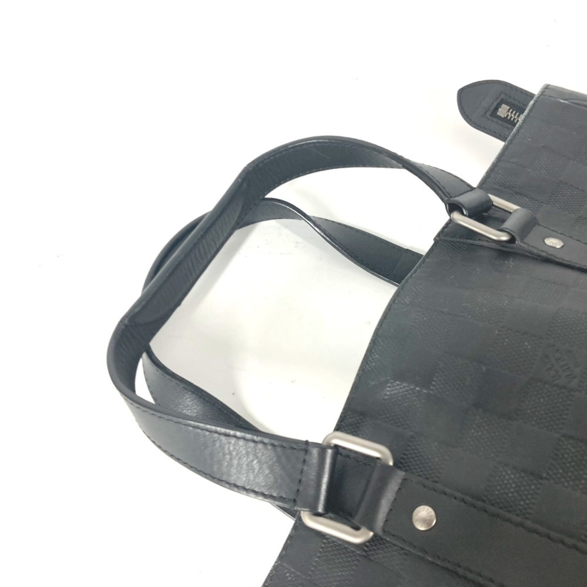 Louis Vuitton Black Galle Onyx Damier Infini Shoulder Bag Tote Bag