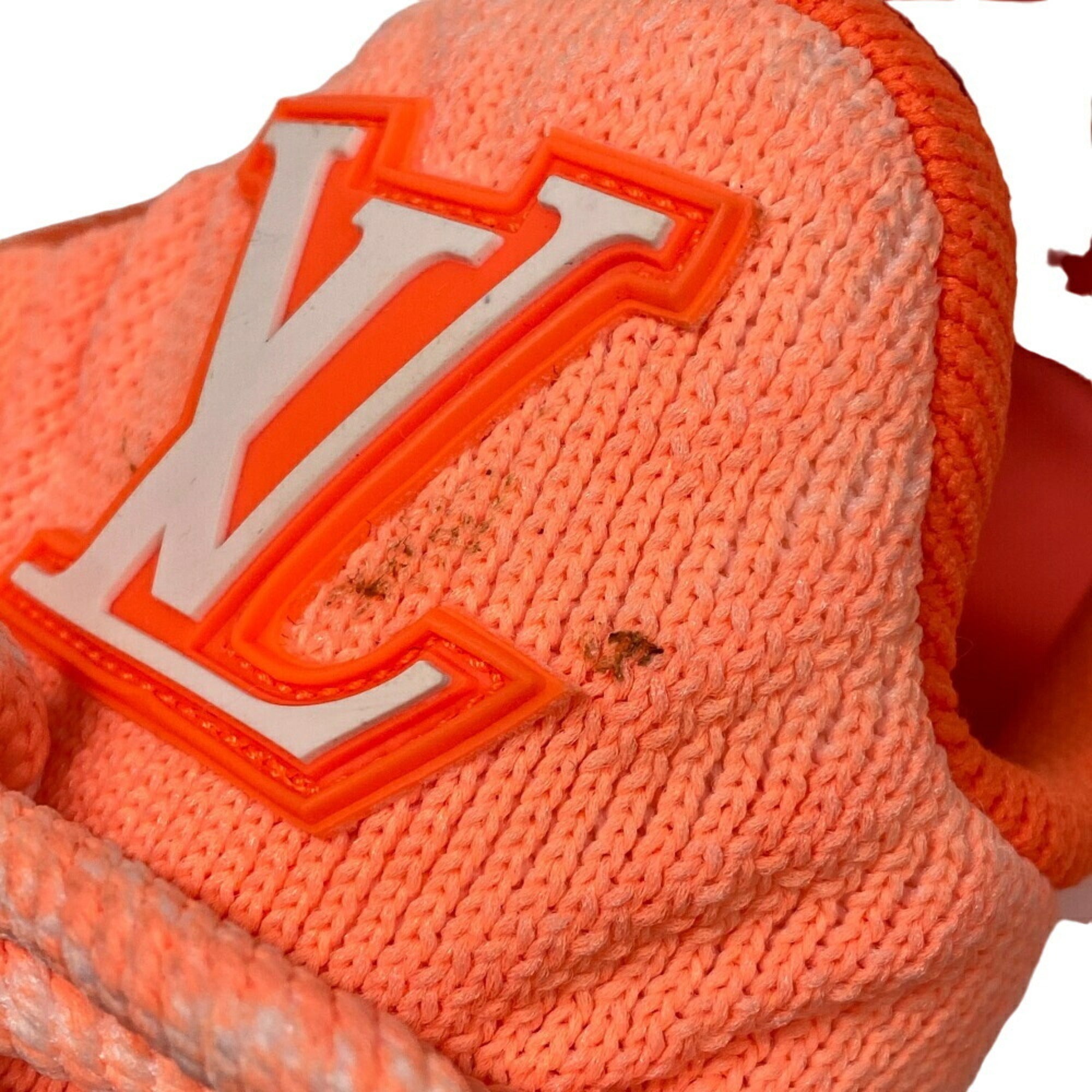 Louis Vuitton Orange White Sneakers