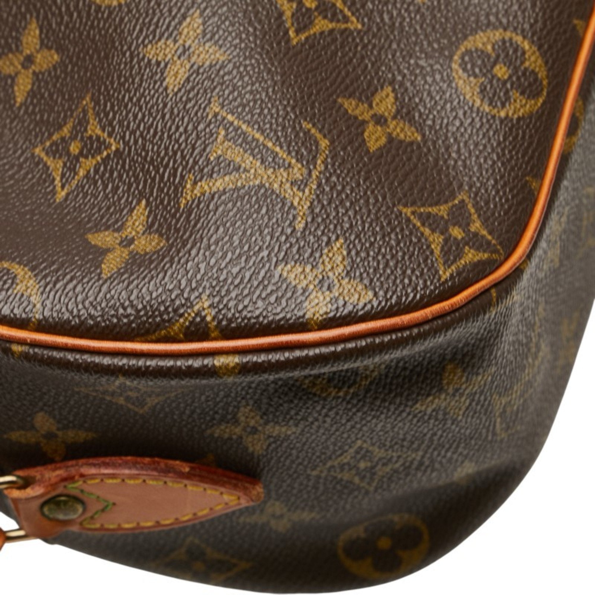 Louis Vuitton Monogram Brown Pvc Leather Shoulder Bag