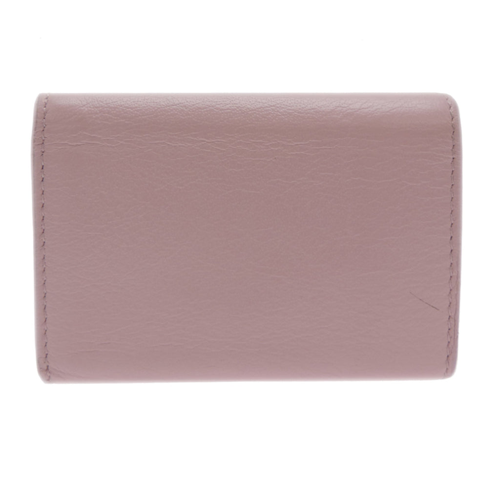 Balenciaga Pink Leather Wallet (Tri-Fold)