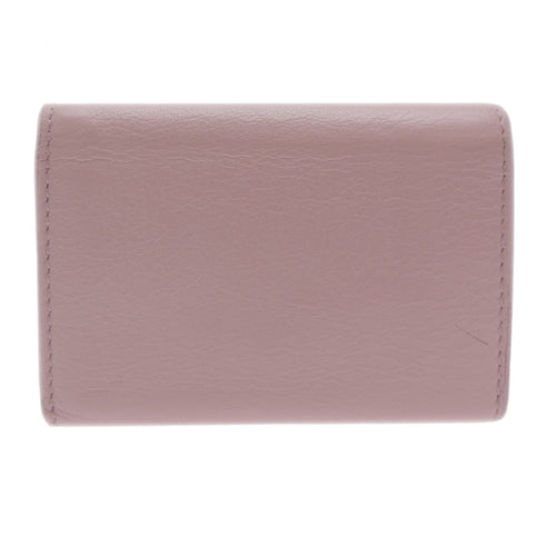 Balenciaga Pink Leather Wallet (Tri-Fold)