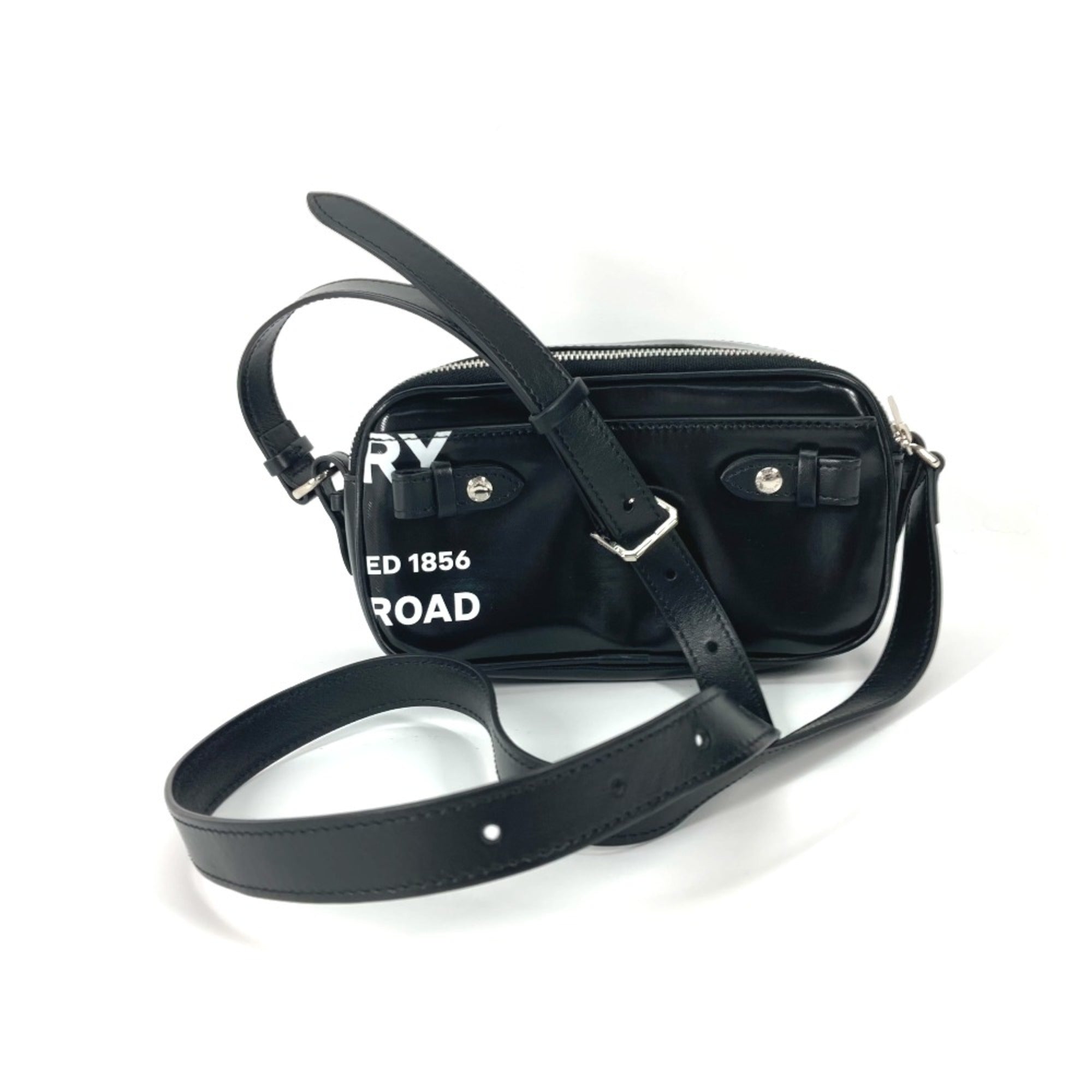 Burberry Black Leather Shoulder Bag
