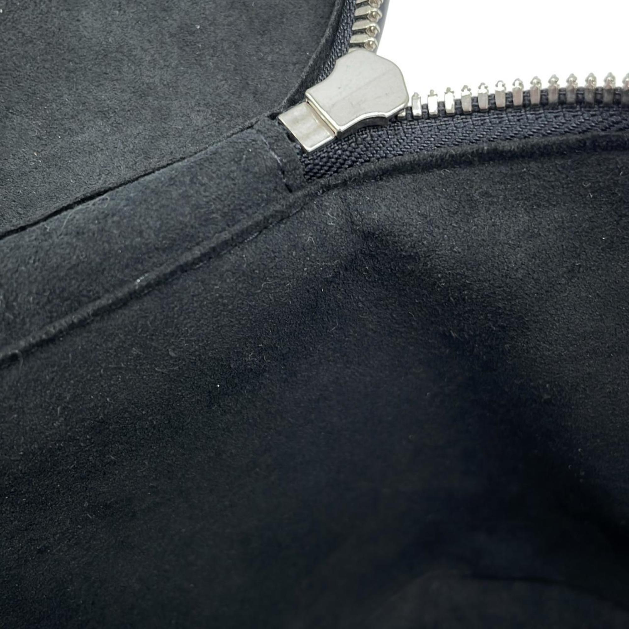Louis Vuitton Black Leather Handbag