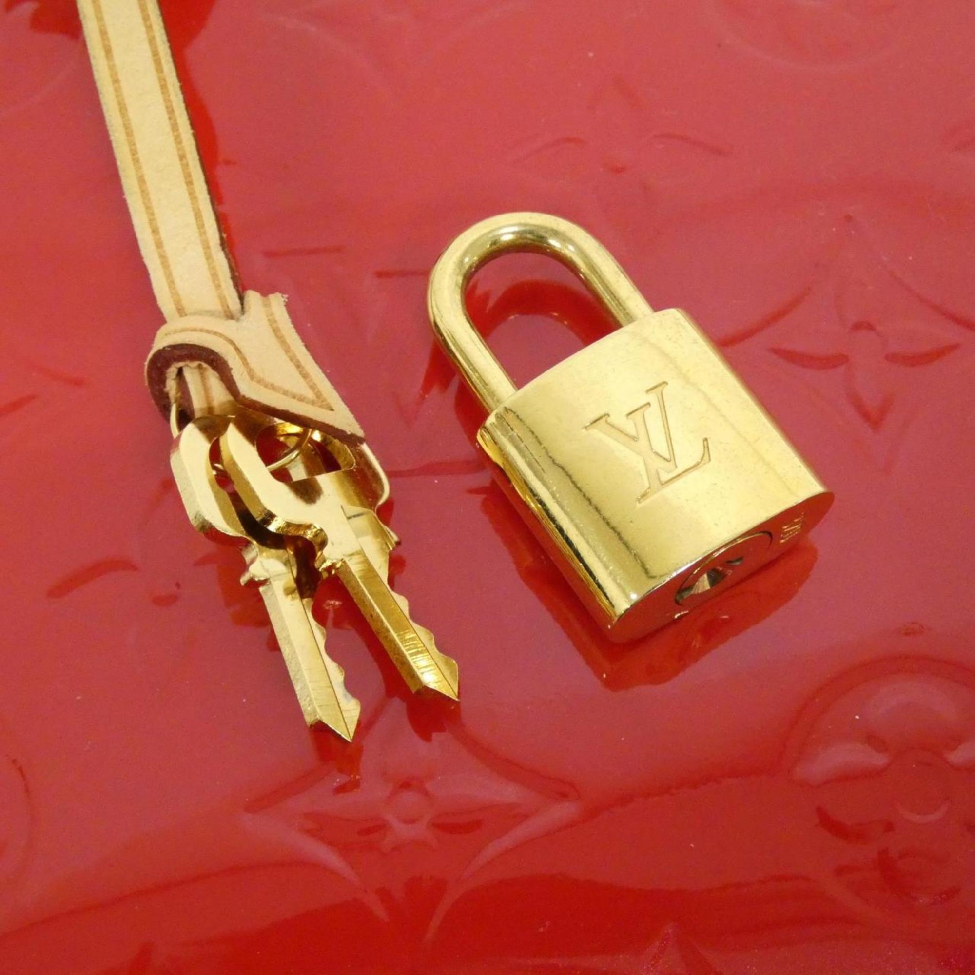 Louis Vuitton Vernis Cerise Monogram Vernis Handbag