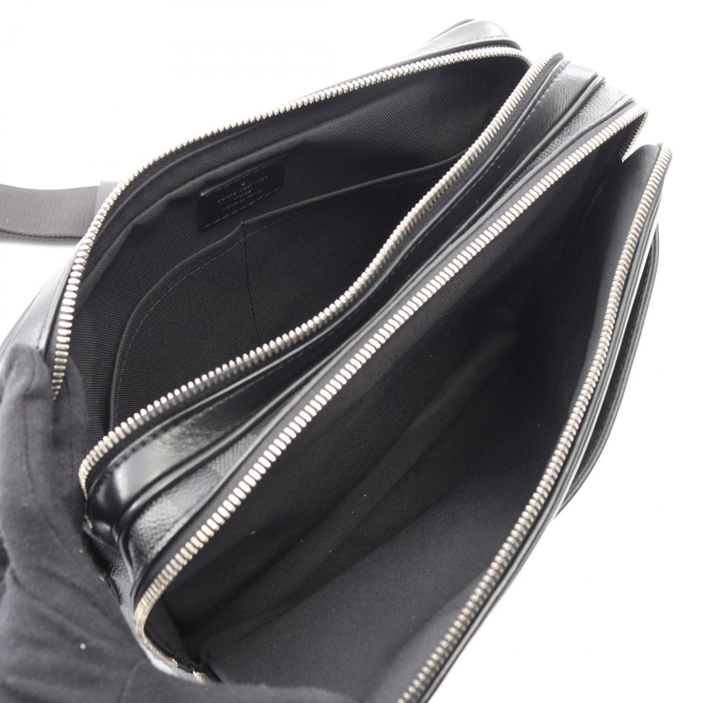 Louis Vuitton Black Damier Graphite Coated Canvas Leather Handbag Shoulder Bag